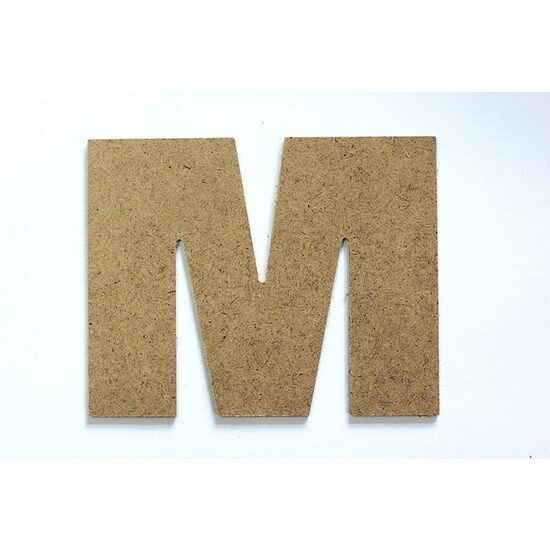 Litere M - MDF 10cm x 2.5 mm