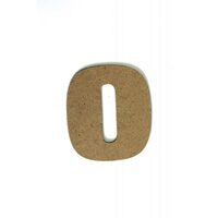 Litere O - MDF 10cm x 2.5 mm