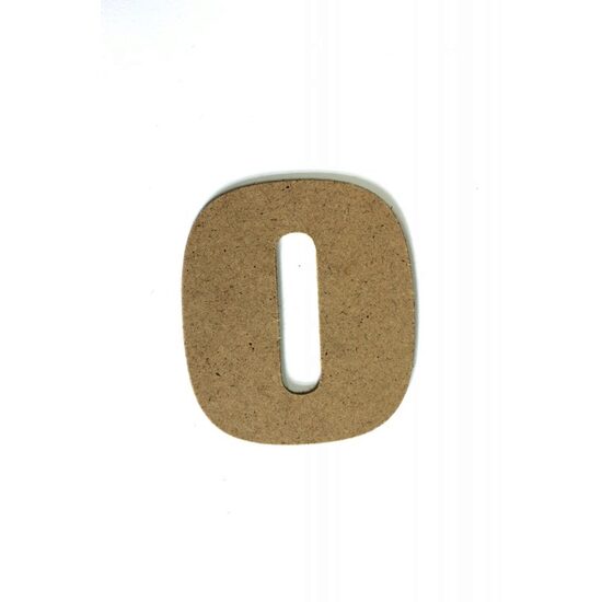 Litere O - MDF 10cm x 2.5 mm