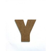 Litere Y - MDF 10cm x 2.5 mm
