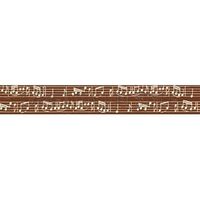 NST008 - Panglica printata bumbac 15mm x 5m - sheet music - Stamperia