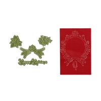 D - 657976 Set 4 cuttere Framelits + 2 placi embosare - Ornament - Sizzix