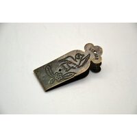 366949D - Coltar metalic - nuanta bronz - 6.7x2.6cm - ANT-CH
