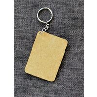 Breloc MDF dreptunghiular - 5x7cm - RIL.