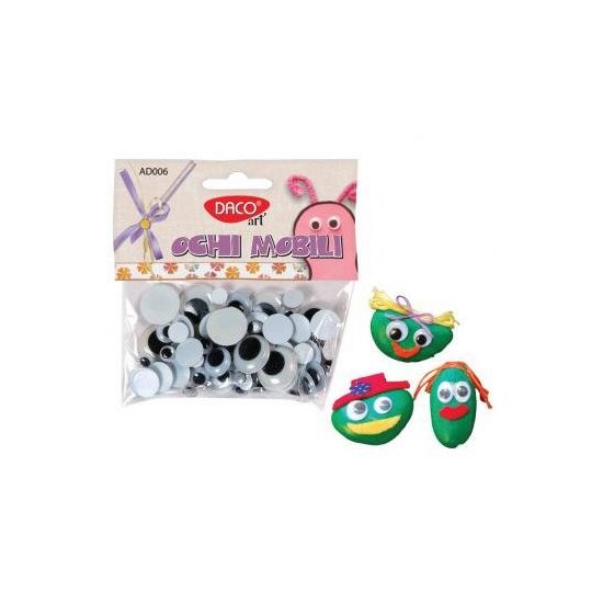 AD006 Set ochi mobili Daco - pentru papusi-3 marimi