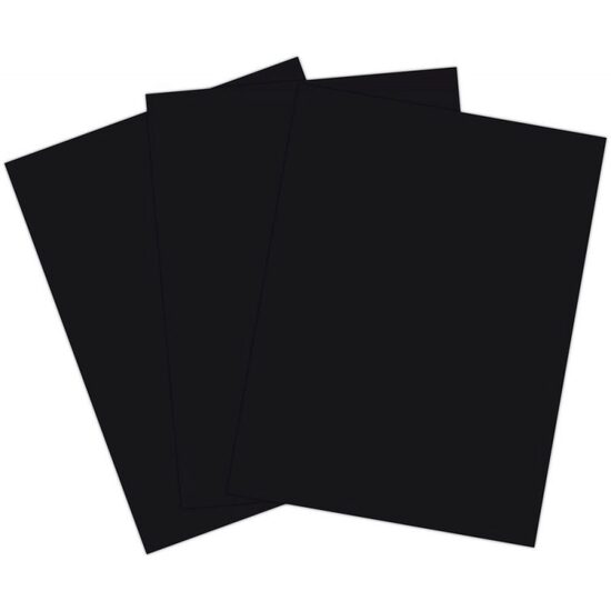 PE COMANDA - CC-MATTBLK Set 40 cartoane negre A4 mate 300 gr/mp - Crafters Companion
