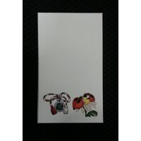 Set 50 cartonase martisor -margareta cu buburuze-LIBR