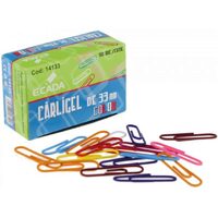 14133-Set 100 agrafe birou colorate-33mm-LIBR