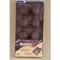 M00680 - Matrita silicon pentru ciocolata, 8 piese, floare - ANT-CH