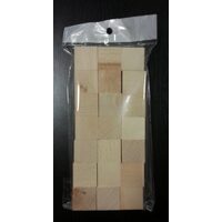 Set 20 cuburi lemn - 2 x 2 cm-RIL