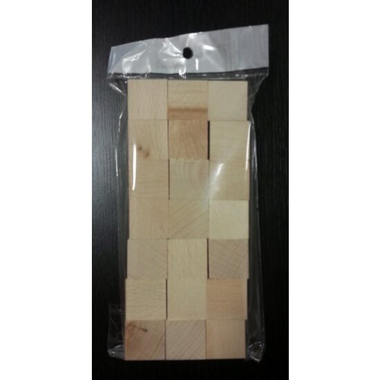 Set 20 cuburi lemn - 2 x 2 cm-RIL