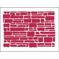 KSD243 - Sablon 20x15cm - Stamperia - texture brick