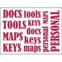KSD250 - Sablon 20x15cm - Stamperia - words for documents