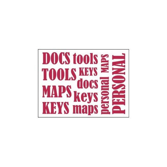 KSD250 - Sablon 20x15cm - Stamperia - words for documents
