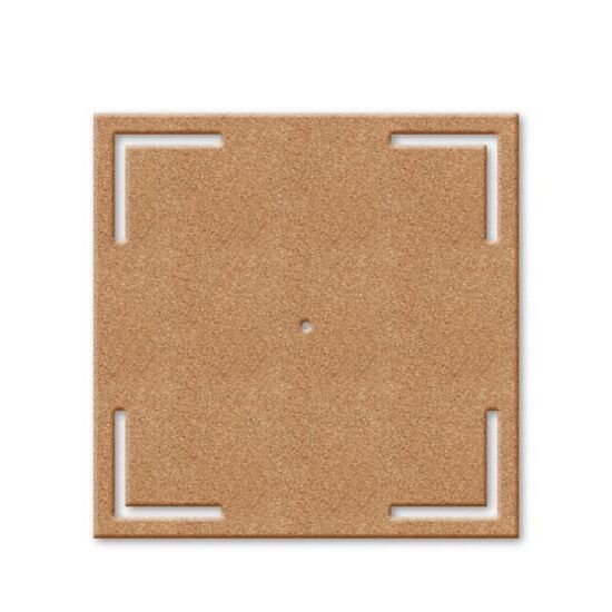 KF255D - Cadran ceas patrat, MDF - 40x40cm - Stamperia