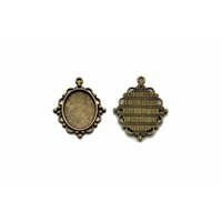 366805 - Medalion bronz - oval 4x3cm - ANT-CH