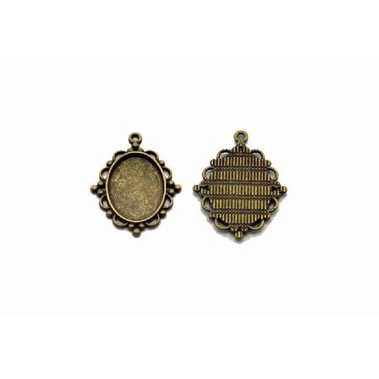 366805 - Medalion bronz - oval 4x3cm - ANT-CH