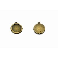 366844D - Medalion bronz - rotund cu copacel 2.3cm - ANT-CH