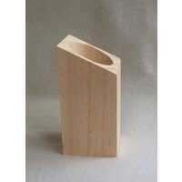 12895 - Suport creioane lemn sectiune patrat - 6x6x12.5cm. h. - Pentart