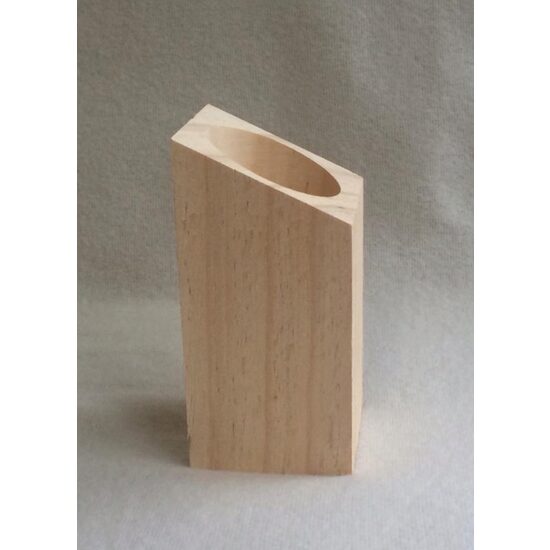 12895 - Suport creioane lemn sectiune patrat - 6x6x12.5cm. h. - Pentart