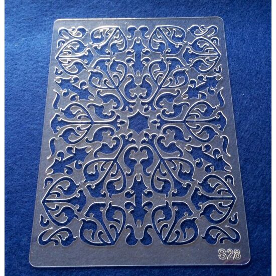 24107 - Sablon 3D plastic, A5 - S28 - Pentart