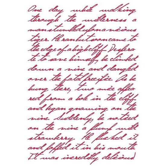 KSG321 - Sablon 21x29.7 - Calligraphy - Stamperia