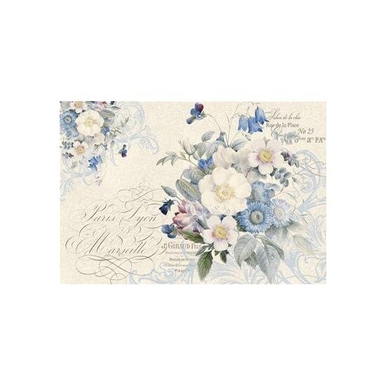 DFS342 - Hartie de orez Stamperia 48x33 cm - New England bouquet
