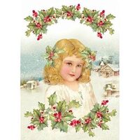 DFSA4144 - Hartie de orez A4 - Stamperia - Victorian girl