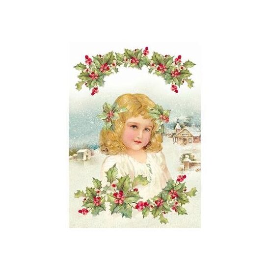 DFSA4144 - Hartie de orez A4 - Stamperia - Victorian girl