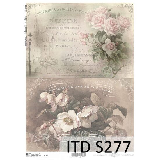 S277 - Hartie decupaj - SOFT - A4, 40gr - ITD