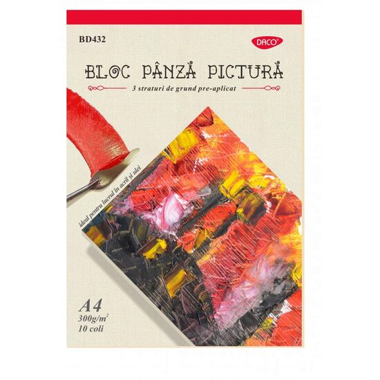 BD432 - Bloc panza pictura , A4 ,300g - Daco