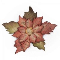 36 - 658261 Cutter Bigz Tattered Poinsettia - Sizzix