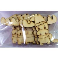23136 - Set 5 forme lemn - Reni nr 375 - PENT