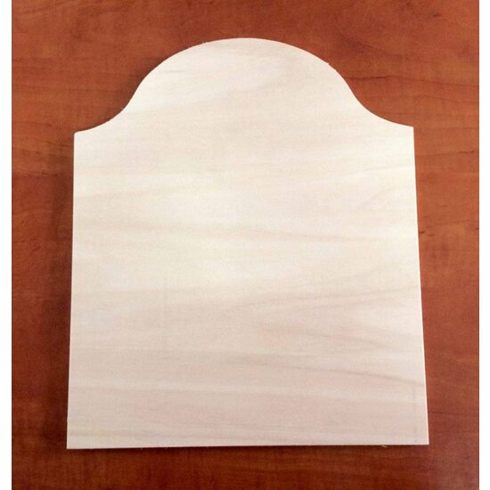 2418 - Cadran ceas, placaj - cu bolta - 25 x 31cm. PENT
