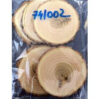 FL3 Set 8 felii lemn cu scoarta - aprox.4 - 5cm - RIL