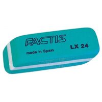 LX24 Radiera verde din plastic, Factis