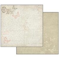 SBB440 - Hartie scrapbooking 31.2X30.3CM - Once upon a Time beige - Stamperia