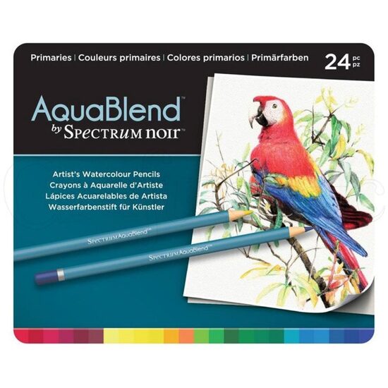 SPECAB-PRI24 Set 24 creioane acuarelabile AquaBlend - Primaries - Crafters