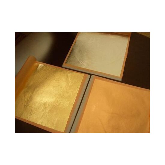 COM214/20 - Plic 25 foite aur 2, imitatie, 14x14cm - MASS