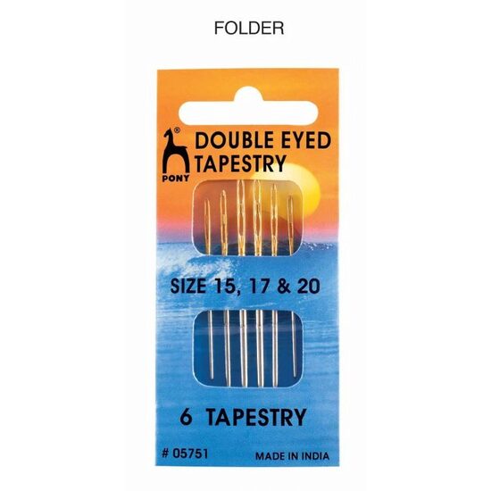 05751 - Set 6 ace tapiserie, ureche dubla - 15, 17, 20 PAM
