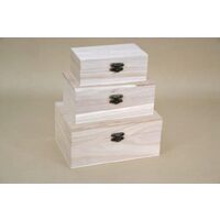 355711 - Set 3 cutii lemn dreptunghiulare - ANT-CH