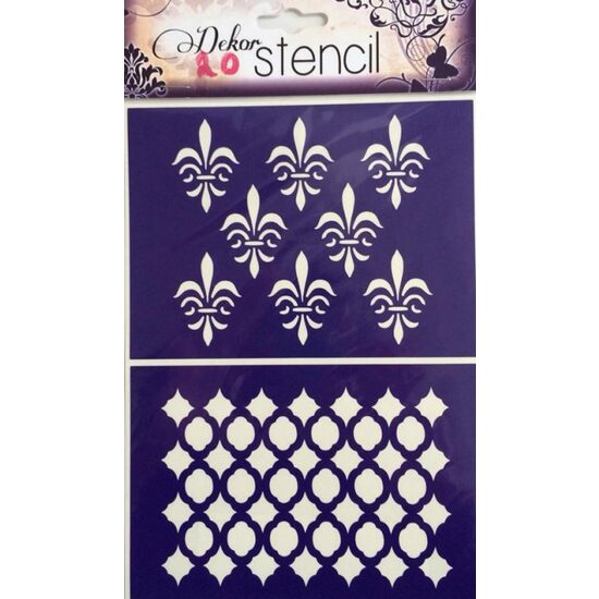 24869 - Sablon adeziv A5 - PENT - ornamente M21