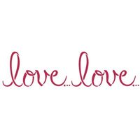 KSB165 - Sablon 38 x 15 cm Stamperia - love love