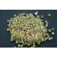 369102 - Margele de nisip 250gr - aprox 4mm - galben irizat - ANT-CH