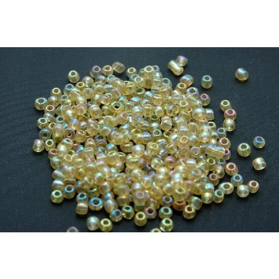 369102 - Margele de nisip 250gr - aprox 4mm - galben irizat - ANT-CH
