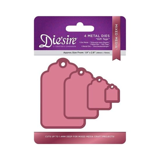 DS-MM-TAGS Set 4 cuttere - Gift Tags - Crafters Companion