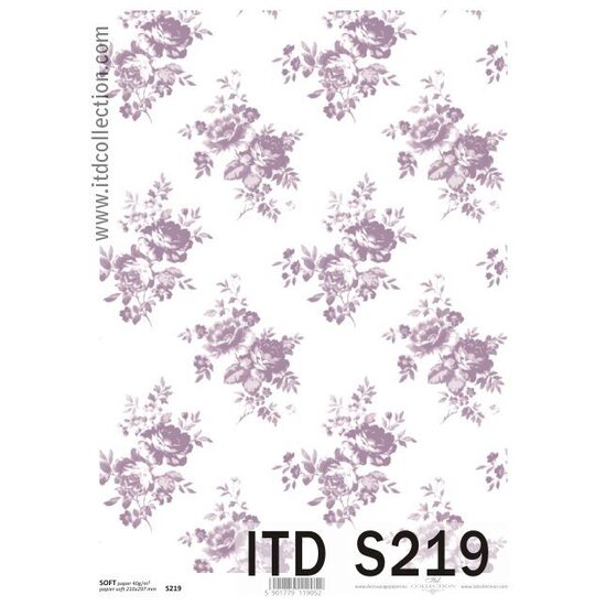 S219 - Hartie decupaj - SOFT - A4, 40gr - ITD