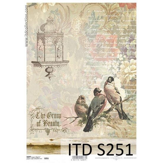 S251 - Hartie decupaj - SOFT - A4, 40gr - ITD