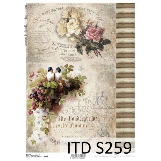 S259 - Hartie decupaj - SOFT - A4, 40gr - ITD