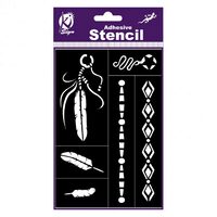 BSL-004 - Sablon adeziv repozitionabil - 12x18cm - pene - KI-SIGN